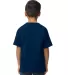 Gildan 65000B Youth Softstyle Midweight T-Shirt in Navy back view