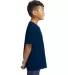Gildan 65000B Youth Softstyle Midweight T-Shirt in Navy side view