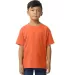 Gildan 65000B Youth Softstyle Midweight T-Shirt in Orange front view