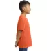 Gildan 65000B Youth Softstyle Midweight T-Shirt in Orange side view