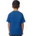 Gildan 65000B Youth Softstyle Midweight T-Shirt in Royal back view