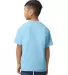 Gildan 65000B Youth Softstyle Midweight T-Shirt in Light blue back view