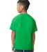 Gildan 65000B Youth Softstyle Midweight T-Shirt in Irish green back view
