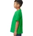 Gildan 65000B Youth Softstyle Midweight T-Shirt in Irish green side view