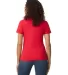 Gildan 65000L Ladies' Softstyle Midweight Ladies'  in Red back view