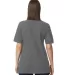 Gildan 85800 Unisex Midweight Double Pique Polo in Charcoal back view