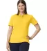 Gildan 64800L Ladies' Softstyle Double Pique Polo in Daisy front view