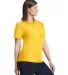 Gildan 64800L Ladies' Softstyle Double Pique Polo in Daisy side view