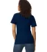 Gildan 64800L Ladies' Softstyle Double Pique Polo in Navy back view