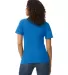 Gildan 64800L Ladies' Softstyle Double Pique Polo in Royal back view