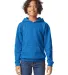 Gildan SF500B Youth Softstyle Midweight Fleece Hoo in Royal front view