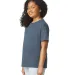 Gildan 67000B Youth Softstyle CVC T-Shirt in Pitch black mist side view