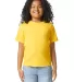 Gildan 67000B Youth Softstyle CVC T-Shirt in Daisy mist front view