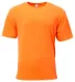 A4 Apparel N3013 Adult Softek T-Shirt in Safety orange front view