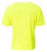 A4 Apparel N3013 Adult Softek T-Shirt in Safety yellow back view