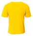 A4 Apparel NB3013 Youth Softek T-Shirt in Gold back view