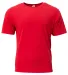 A4 Apparel NB3013 Youth Softek T-Shirt in Scarlet front view