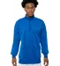 A4 Apparel N4282 Adult Sprint Fleece Quarter-Zip in Royal front view