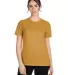 Next Level Apparel 6600 Ladies' Relaxed CVC T-Shir in Antique gold front view