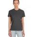 Next Level Apparel 6600 Ladies' Relaxed CVC T-Shir in Charcoal front view