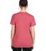 Next Level Apparel 6600 Ladies' Relaxed CVC T-Shir in Heather mauve back view
