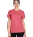 Next Level Apparel 6600 Ladies' Relaxed CVC T-Shir in Heather mauve front view