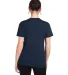 Next Level Apparel 3910 Ladies' Relaxed T-Shirt in Midnight navy back view