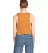 Next Level Apparel 5083 Ladies' Festival Cropped T in Antique gold back view