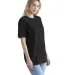 Next Level Apparel 3600SW Unisex Soft Wash T-Shirt in Washed black side view