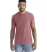 Next Level Apparel 3600SW Unisex Soft Wash T-Shirt in Washed mauve front view