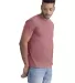 Next Level Apparel 3600SW Unisex Soft Wash T-Shirt in Washed mauve side view
