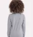 Next Level Apparel 3311 Youth Cotton Long Sleeve T in Heather gray back view