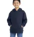 Next Level Apparel 9113 Youth Fleece Pullover Hood in Midnight navy front view