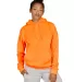 US Blanks US5412 Unisex Made in USA Neon Pullover  in Safety orange front view