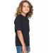 US Blanks US2000Y Youth Organic Cotton T-Shirt in Black side view