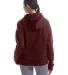 Champion Clothing S760 Ladies' PowerBlend Relaxed  in Maroon back view