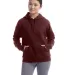 Champion Clothing S760 Ladies' PowerBlend Relaxed  in Maroon front view