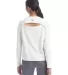 Champion Clothing CHP140 Ladies' Cutout Long Sleev in White back view