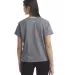 Champion Clothing CHP130 Ladies' Relaxed Essential in Ebony heather back view