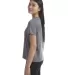 Champion Clothing CHP130 Ladies' Relaxed Essential in Ebony heather side view
