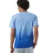 Champion Clothing CD100D Unisex Classic Jersey Dip in Ath royal ombre back view