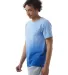 Champion Clothing CD100D Unisex Classic Jersey Dip in Ath royal ombre side view