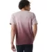Champion Clothing CD100D Unisex Classic Jersey Dip in Maroon ombre back view
