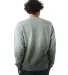 Champion Clothing CD400D Unisex Dip Dye Crew in Army ombre back view