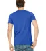 Bella + Canvas 3005 Unisex Jersey Short-Sleeve V-N in True royal back view