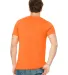 Bella + Canvas 3005 Unisex Jersey Short-Sleeve V-N in Orange back view