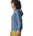 Comfort Colors 1467 Unisex Lighweight Cotton Hoode in Blue jean side view