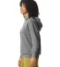 Comfort Colors 1467 Unisex Lighweight Cotton Hoode in Grey side view