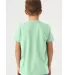 Bella + Canvas 3001Y Youth Jersey T-Shirt in Mint back view