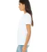 Bella + Canvas 6405 Ladies' Relaxed Jersey V-Neck  in White side view